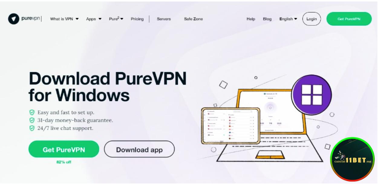Download phần mềm PureVPN về thiết bị 
