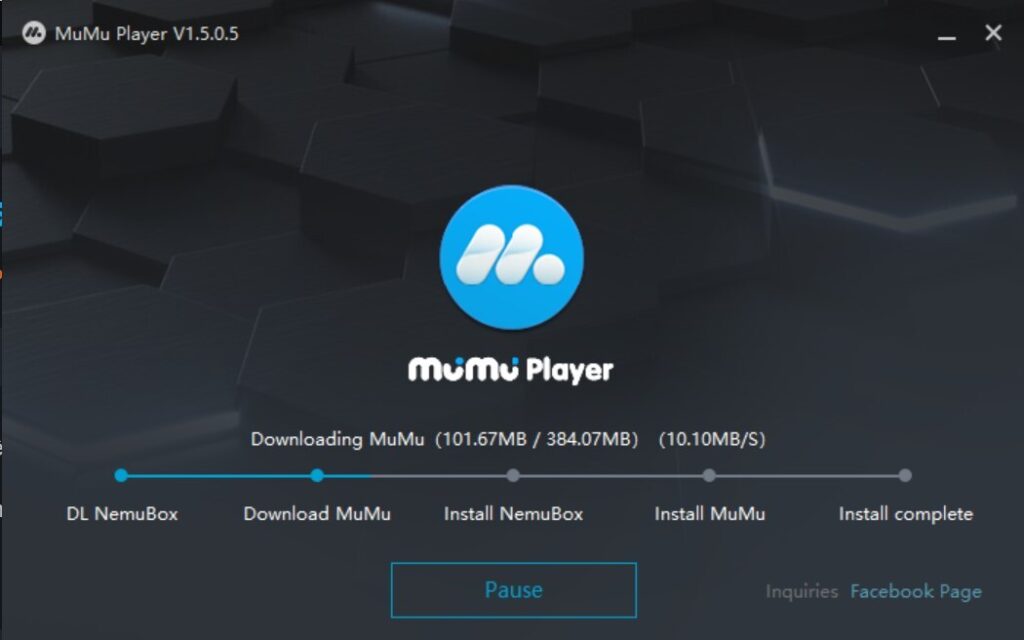 Cho phép hệ thống tải xuống Mumu Player