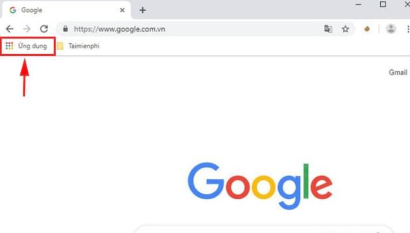 Mở ứng dụng của Chrome để tìm kiếm app 11bet